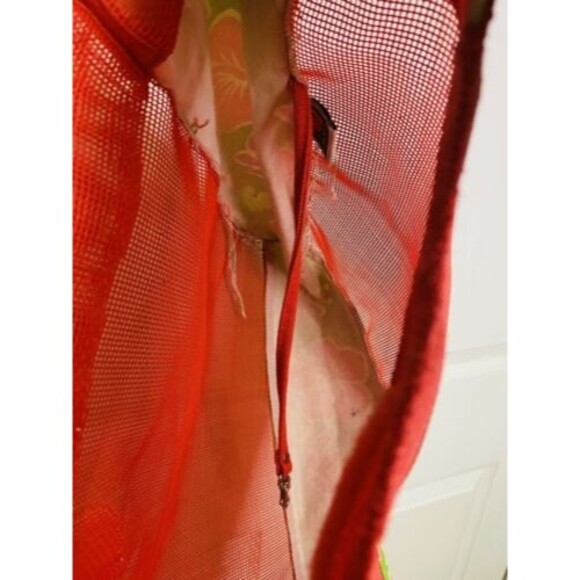 RARE Vintage Mickey Unlimited Island Native Tote Bag Hawaiian Floral Disney - Picture 6 of 9